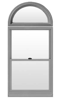 Single window w/ transom window